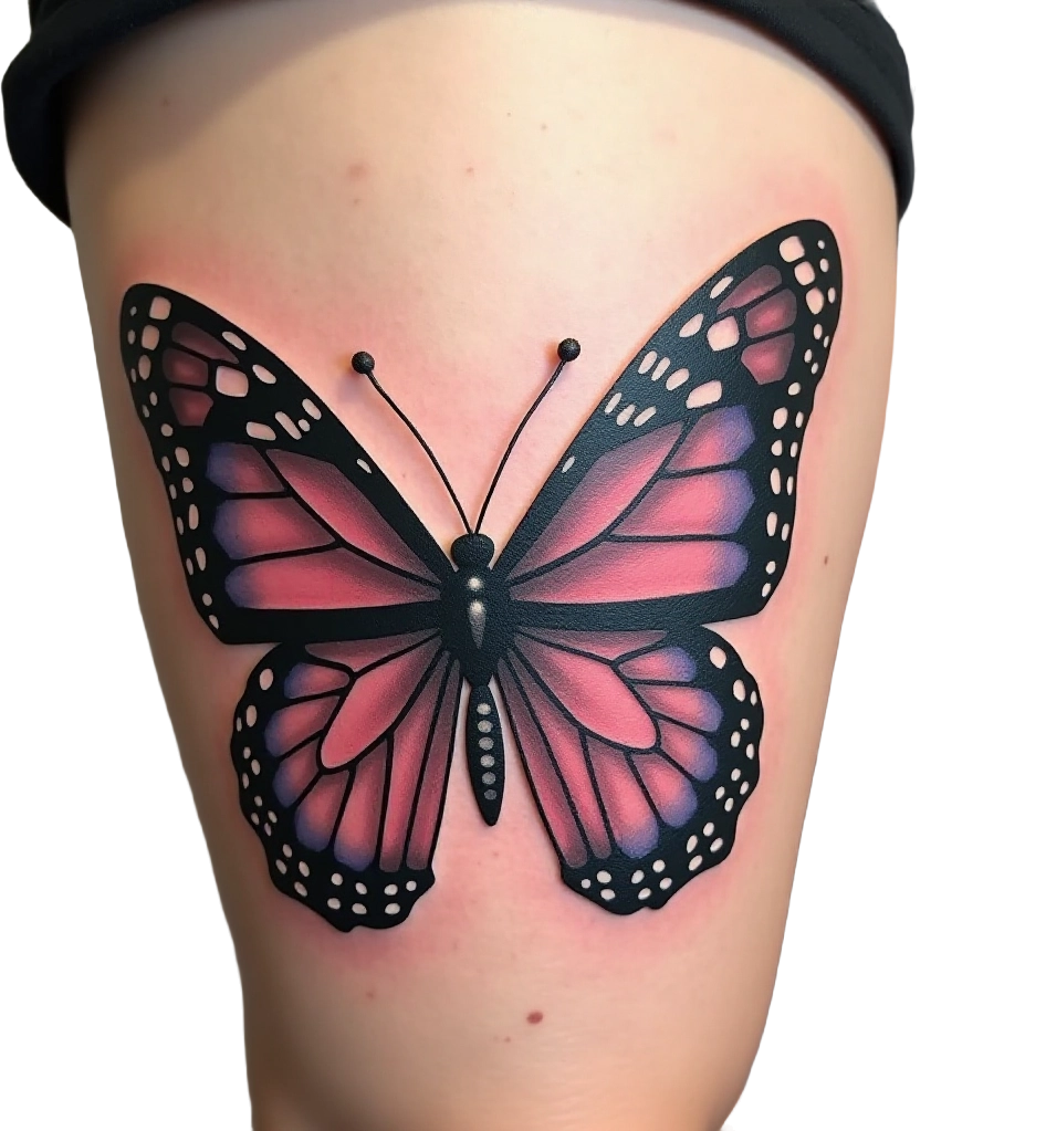 Monarch Butterfly Tattoo